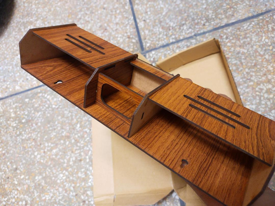 Wooden Mobile & Key Holder Organizer