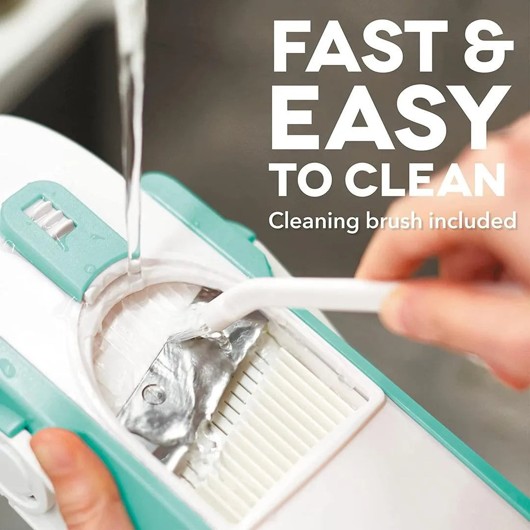 5-in-1 Multi-Functional Vegetable & Fruit Slicer – 40 Thickness Adjustments